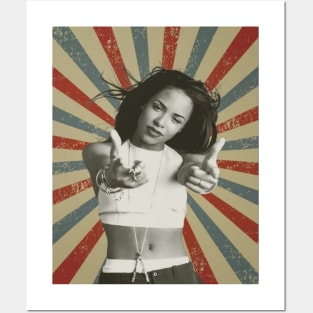 Aaliyah Posters and Art